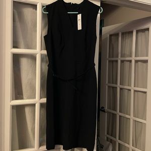 Ann Taylor Black Belted Suit Dress